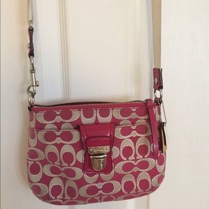 Authentic Coach cross body bag