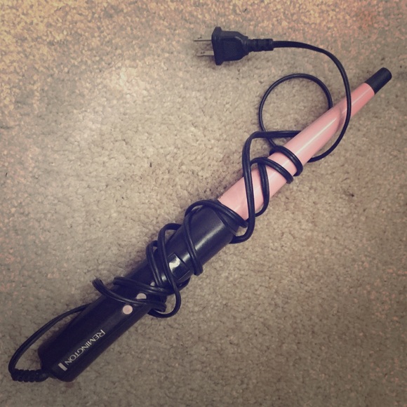 Pink curling iron "the wand"