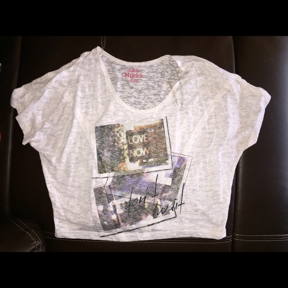 White Cropped Top
