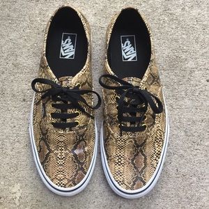 Men's snakeskin Vans