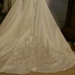 Davids Bridal Strapless Ball Gown