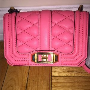Rebecca Minkoff mini love cross body in watermelon