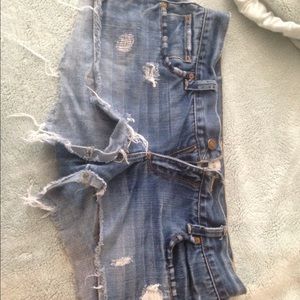 American eagle jean shorts