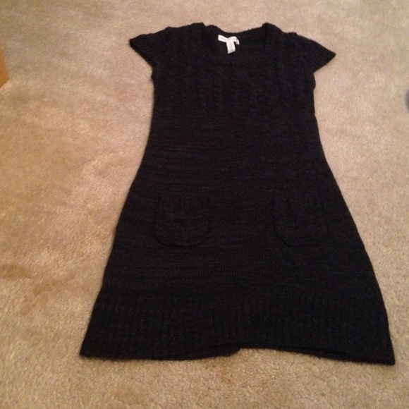 ambiance apparel black sweater dress