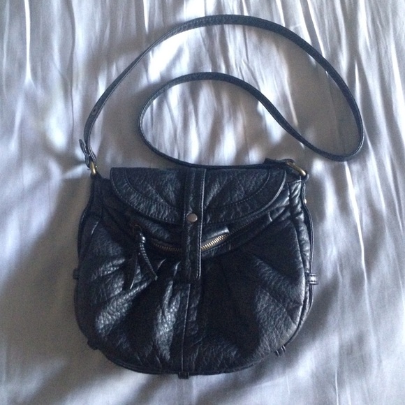 Deena and Ozzy/UO Black Faux Leather Purse