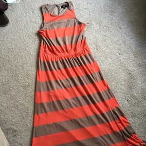 Merona Striped Maxi Dress