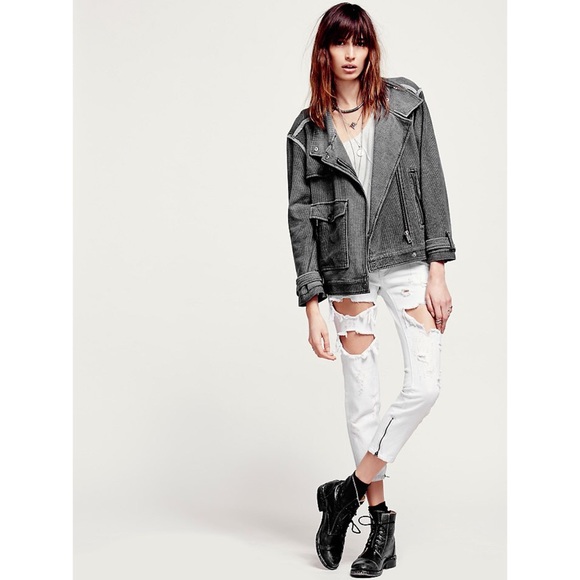 Free People Jackets & Blazers - Free People Knit Railroad Jacket.