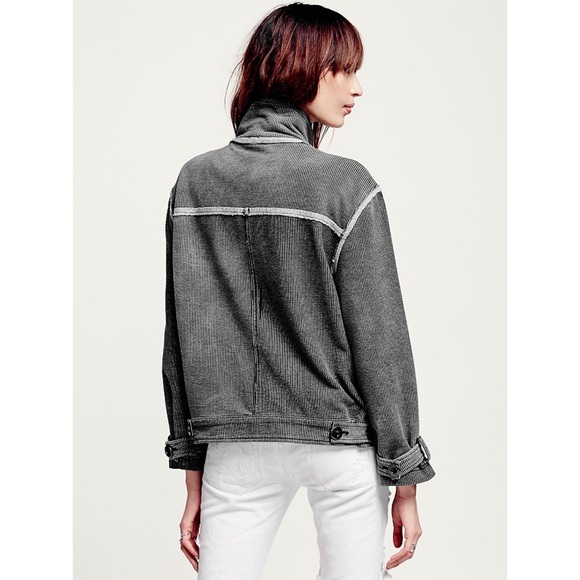 Free People Knit Railroad Jacket. - Picture 3 of 8