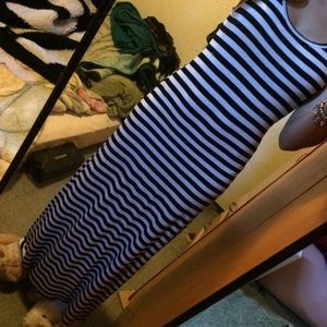 Maxi stripe dress