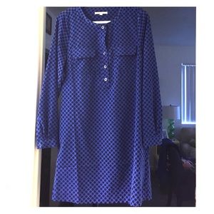 Gap blue polka dot dress