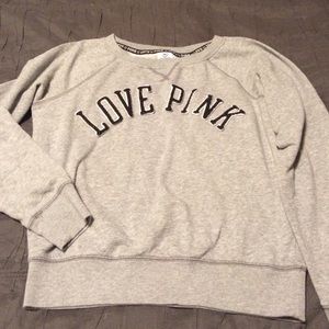 Love pink sweatshirt