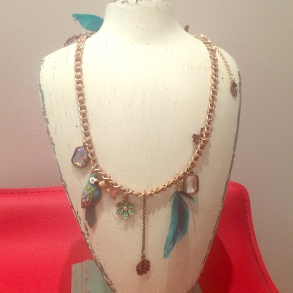Betsy Johnson tropical fun necklace