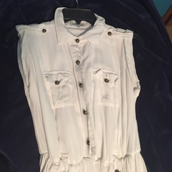 Off white button up dress - Picture 2 of 2