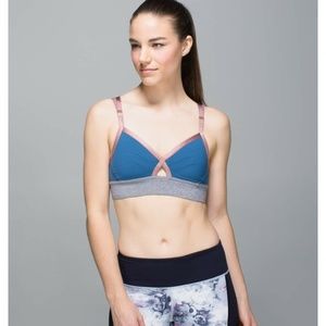 Lululemon black if you're lucky sports bra