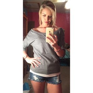 Abercrombie & Fitch grey top!