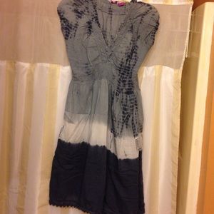 Light/dark grey medium Tie Dye sun dress.