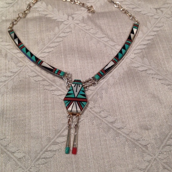 Authentic, Signed Zuni Necklace