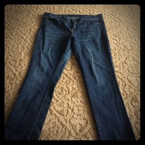 Slim straight jeans