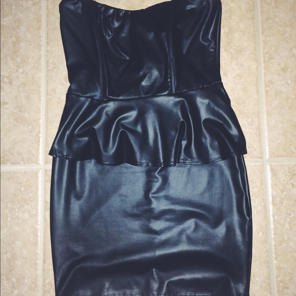 Black Leather Dress