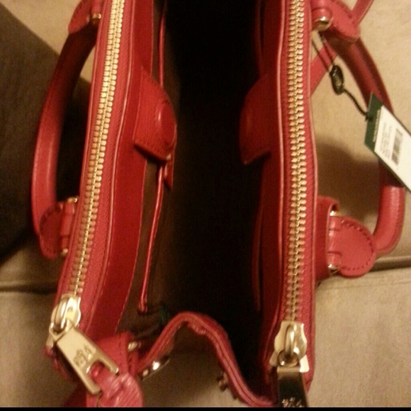 Newbury Mini DB Zip-Stl Red - Picture 2 of 4