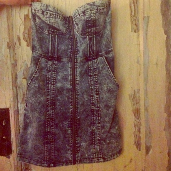 'washed' Jean dress