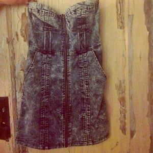 'washed' Jean dress