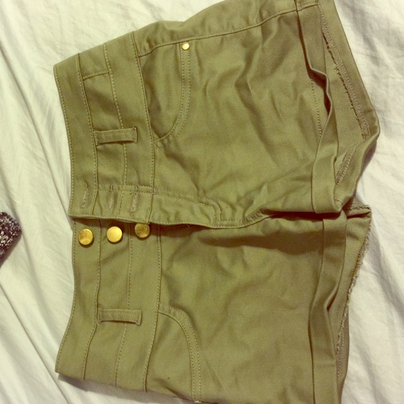 High waisted shorts