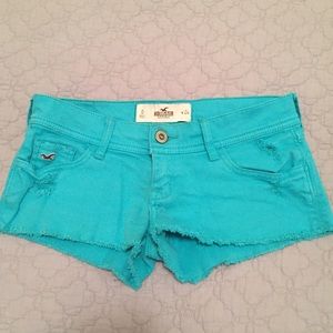Hollister Light Blue Cut Off Shorts