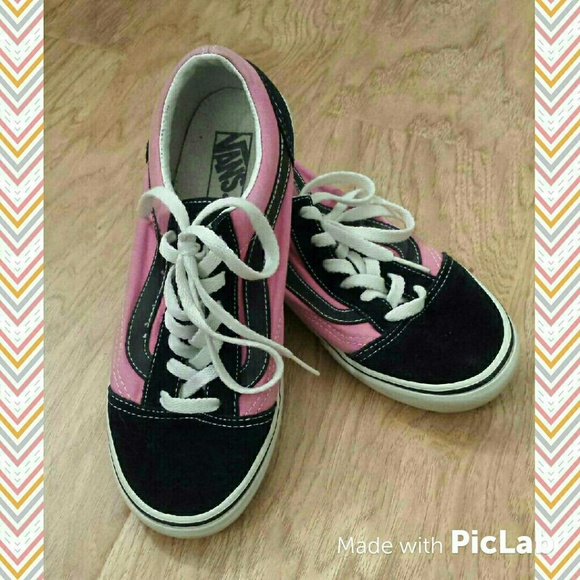 *Today Only $9* Pink & Black Vans