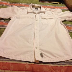 White cotton MJ shirt. Large.