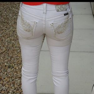 White Miss Me Jeans