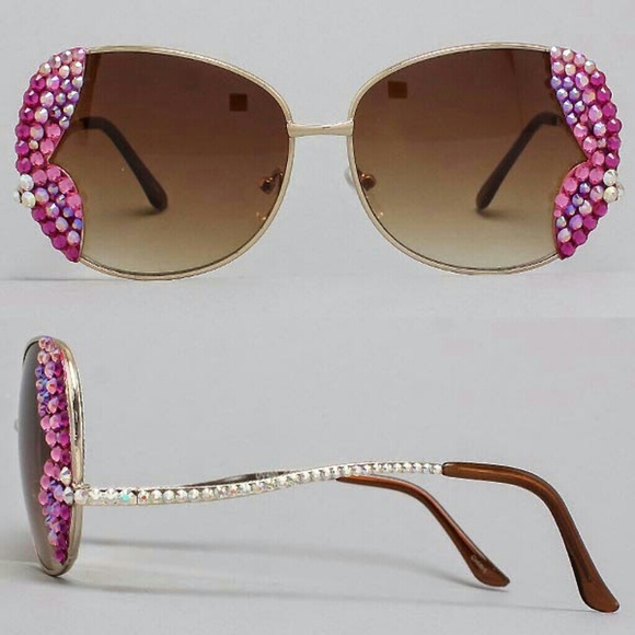 Brown Crystal Glasses