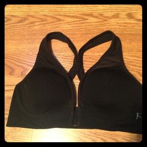 Black danskin sports bra in medium