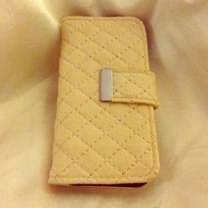 NewYork&Company Beige Phone Case