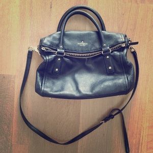 Kate Spade Cobble Black Leather Handbag