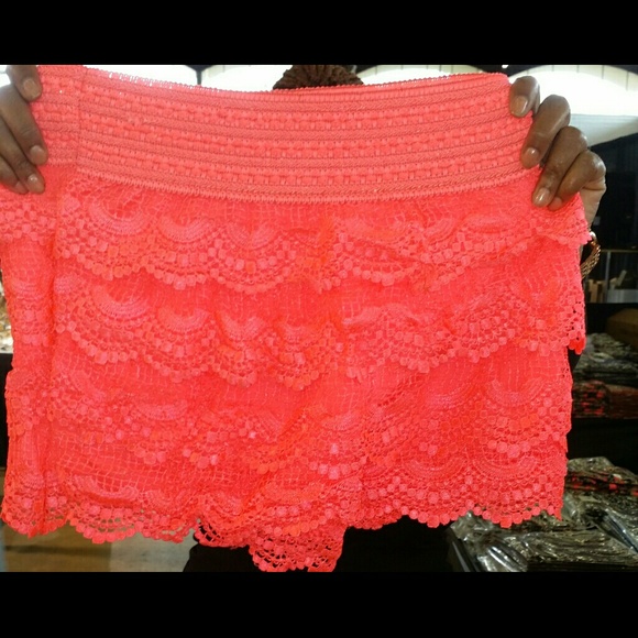 Top selling lace shorts all colors