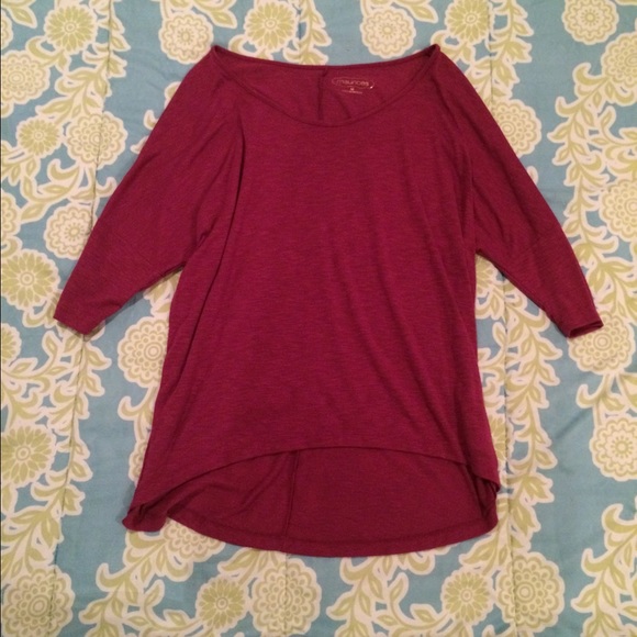 Slouchy 3/4 length tee