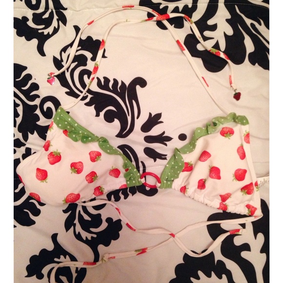 Strawberry Bikini Top