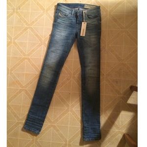 Diesel Blue Stretch Skinny Jeans
