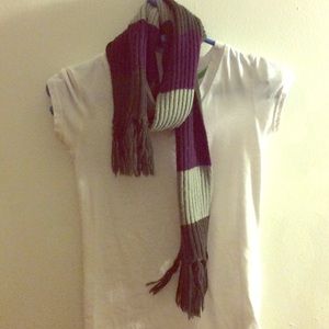 Purple scarf