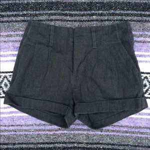 Grey high waisted shorts