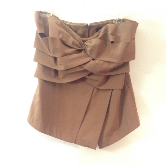 Strapless top