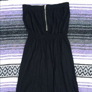 Tube top baby doll dress