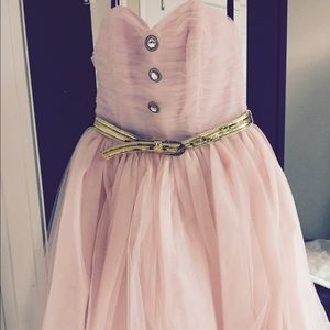 Betsey Johnson Pink Tulle Puff Dress