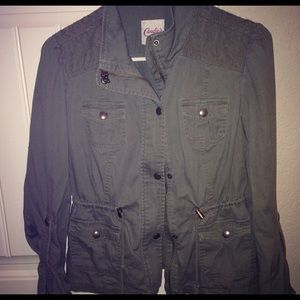 Olive green vintage jacket