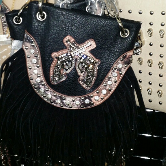 All colors cross body purses.