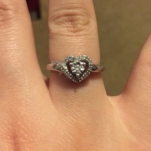Silver Promise ring from Kays Jeweler