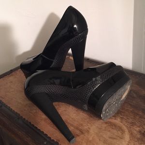 Black high heels