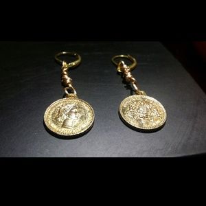 Golden Coin earrings