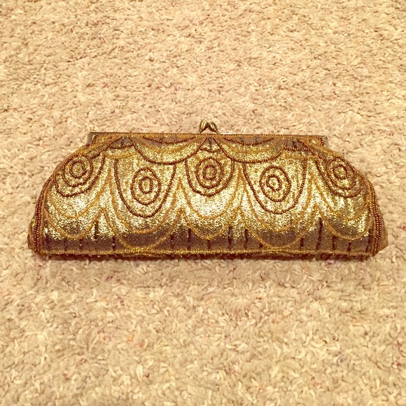 Carlo Fellini Beaded Clutch